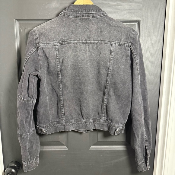Free People Rumors Dark Denim Jean Jacket - Picture 6 of 10